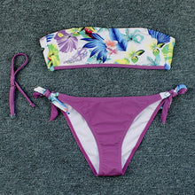 Load image into Gallery viewer, FLORAL-LEAF BIKINI