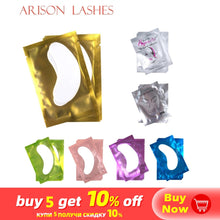 Load image into Gallery viewer, 50/100 Pairs/Lot Patches for Eyelash Extension Under Eye Pads Paper Patches Pink Lint free Stickers for False Eyelashes