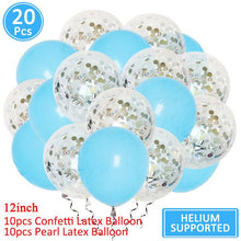 Load image into Gallery viewer, 20pcs Rose Gold Mixed Balloons Wedding Birthday Table Decoration Baby Shower Boy Girl Hen Bachelorette Party DIY New Year