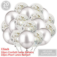 Load image into Gallery viewer, 20pcs Rose Gold Mixed Balloons Wedding Birthday Table Decoration Baby Shower Boy Girl Hen Bachelorette Party DIY New Year