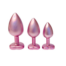 Load image into Gallery viewer, Gleaming Love Pearl Pink Butt Plug Set
