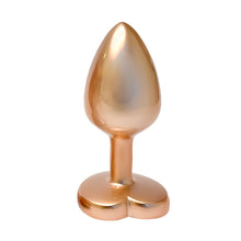 Load image into Gallery viewer, Gleaming Love Pearl Gold Butt Plug Small
