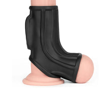 Load image into Gallery viewer, Lovetoy Ridge Vibrating Penis Scrotum Sleeve
