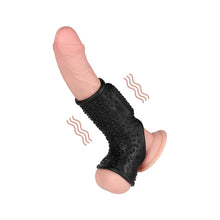 Load image into Gallery viewer, Lovetoy Drip Vibrating Penis Scrotum Sleeve
