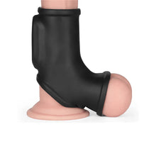 Load image into Gallery viewer, Lovetoy Vibrating Penis and Scrotum Sleeve
