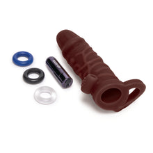 Load image into Gallery viewer, Size Up Silicone Vibrating Realistic 1 Inch Extender
