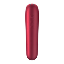 Load image into Gallery viewer, Satisfyer App Enabled Dual Love Clitoral Massager Red
