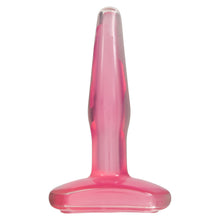 Load image into Gallery viewer, Crystal Jellies Small Butt Plug Pink
