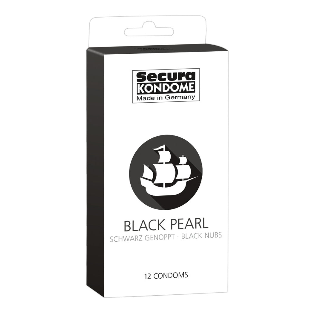 Secura Kondome Black Pearl x12 Condoms