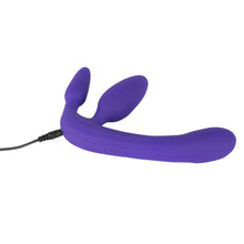 Load image into Gallery viewer, Triple Teaser Vibrating Strapless StrapOn
