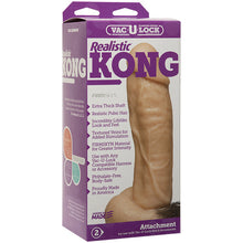 Load image into Gallery viewer, VacULock Kong Realistic Dildo Attachment
