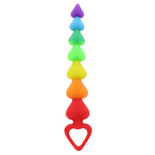 Load image into Gallery viewer, ToyJoy Rainbow Heart Anal Beads
