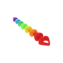 Load image into Gallery viewer, ToyJoy Rainbow Heart Anal Beads
