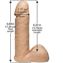 Load image into Gallery viewer, VacULock 7 Inch Realistic Cock With Ultra Harness
