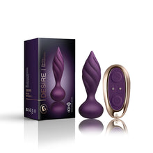 Load image into Gallery viewer, Rocks Off Petite Sensations Desire Butt Plug Purple
