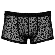 Load image into Gallery viewer, Noir Sheer Animal Print Pants
