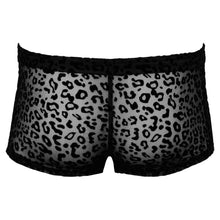 Load image into Gallery viewer, Noir Sheer Animal Print Pants
