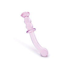 Load image into Gallery viewer, Glaze Glass Rosebud GSpot Dildo
