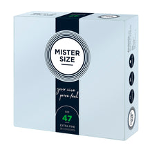 Load image into Gallery viewer, Mister Size 47mm Your Size Pure Feel Condoms 36 Pack
