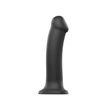 Load image into Gallery viewer, Strap On Me Silicone Dual Density Bendable Dildo Small Black
