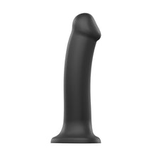 Load image into Gallery viewer, Strap On Me Silicone Dual Density Bendable Dildo Medium Black
