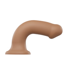 Load image into Gallery viewer, Strap On Me Silicone Dual Density Bendable Dildo Small Caramel
