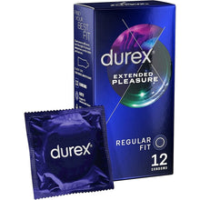 Load image into Gallery viewer, Durex Extended Pleasure Regular Fit Condoms 12 Pack
