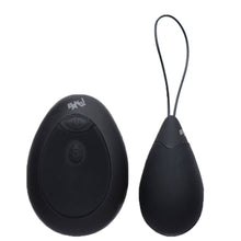 Load image into Gallery viewer, 10X Silicone Vibrating Egg Black

