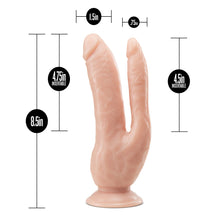 Load image into Gallery viewer, Dr. Skin Dual 8 Inch Dual Penetrating Dildo With Suction Cup

