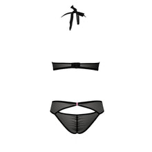 Load image into Gallery viewer, Passion Praline Black And Pink Bra Set
