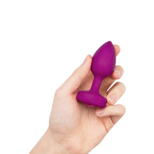 Load image into Gallery viewer, b Vibe Remote Control Vibrating Jewel Butt Plug Pink Ruby
