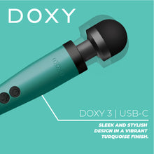 Load image into Gallery viewer, Doxy Wand 3 Turquoise USB Powered
