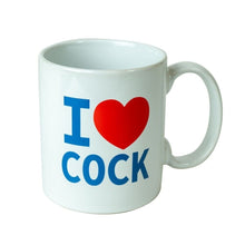 Load image into Gallery viewer, White I Love Cock Mug
