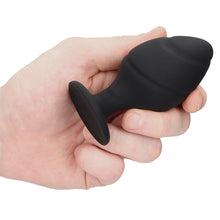 Load image into Gallery viewer, Ouch Silicone Swirled Butt Plug Set Black
