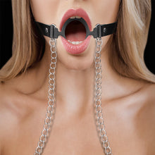 Load image into Gallery viewer, Ouch O Ring Gag With Nipple Clamps
