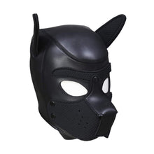 Load image into Gallery viewer, Neoprene Puppy Mask Puppy Play
