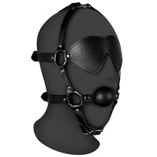 Load image into Gallery viewer, Ouch Xtreme Blindfolded Harness With Solid Ball Gag
