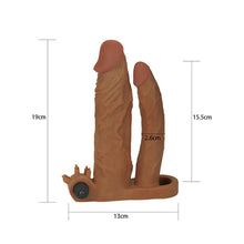 Load image into Gallery viewer, Lovetoy 2 Inch Vibrating Double Pleasure Extender
