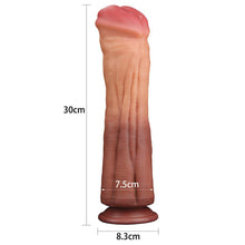 Load image into Gallery viewer, Lovetoy 12 Inch Dual Layered Silicone Horse Cock
