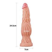 Load image into Gallery viewer, Lovetoy 9.5 Inch Dual Layered Silicone Cock Flesh Pink
