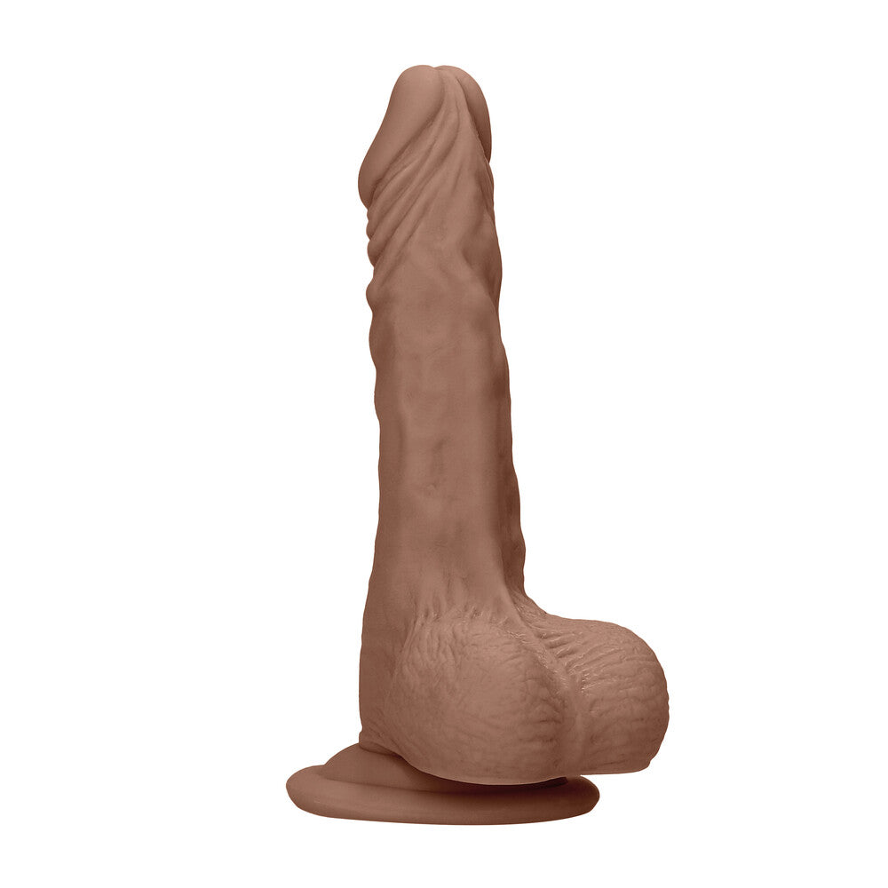 RealRock 7 Inch Dong With Testicles Flesh Tan