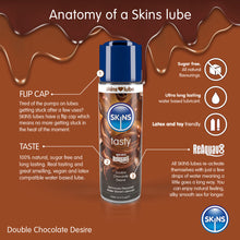 Load image into Gallery viewer, Skins Double Chocolate Desire Waterbased Lubricant 130ml
