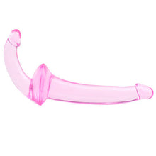 Load image into Gallery viewer, Double Fun Pink Strapless Strap On Dildo
