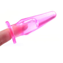 Load image into Gallery viewer, Mini Butt Plug With Finger Hole Pink

