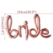 Load image into Gallery viewer, Rose Gold Team Bride To Be Balloons Bridal Crown Sash Badge Bachelorette Party Wedding Decoration Hen Party Accessories Supplies
