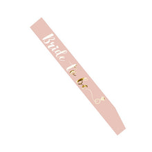 Load image into Gallery viewer, Hen Party Rose Gold Bride To Be Sash Decoration Brachelorette Hen Night Party Bridal Shower Wedding Party Supplies ww65
