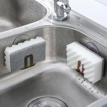 Load image into Gallery viewer, Kitchen Suction Cup Sink Drain Rack Sponge Storage Holder Kitchen Sink Soap Rack Drainer Rack Bathroom Accessories Organizer
