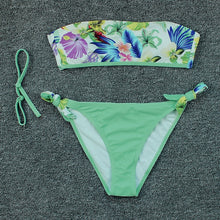 Load image into Gallery viewer, FLORAL-LEAF BIKINI
